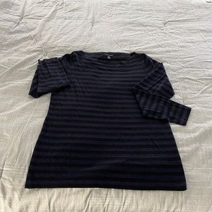 Eileen Fisher Bateau Neck Sweater Top